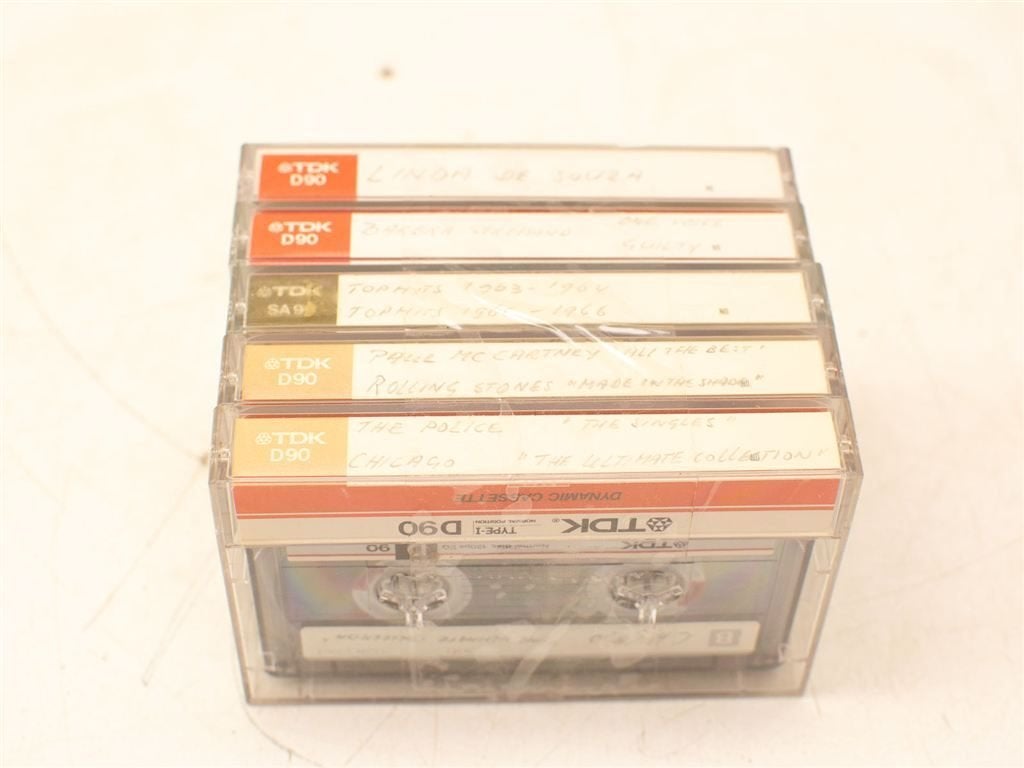 5 Tdk casettebandjes 36260, Cd's en Dvd's, Cassettebandjes, Ophalen of Verzenden, Gebruikt, Overige genres, 1 bandje
