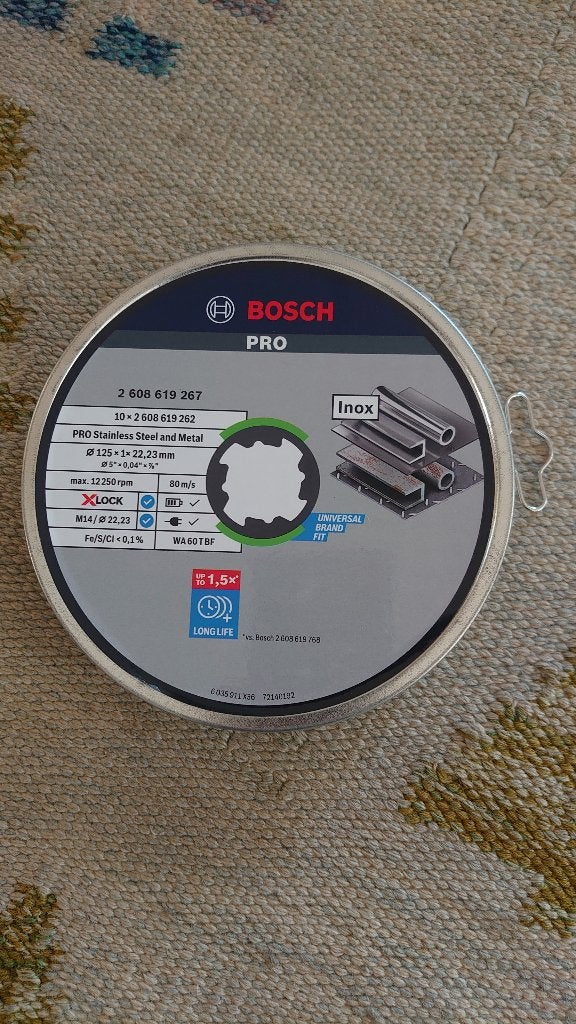 Bosch Professional 10 stuks rechte slijpschijf standaard, Doe-het-zelf en Verbouw, Ophalen of Verzenden, Nieuw, Minder dan 700 watt