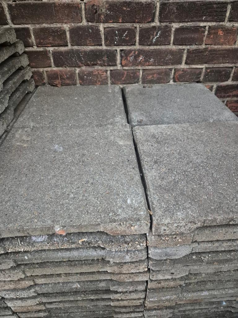 Drainage tegels - 60m² ong, Tuin en Terras, Tegels en Klinkers, Ophalen, Gebruikt, Beton, Terrastegels