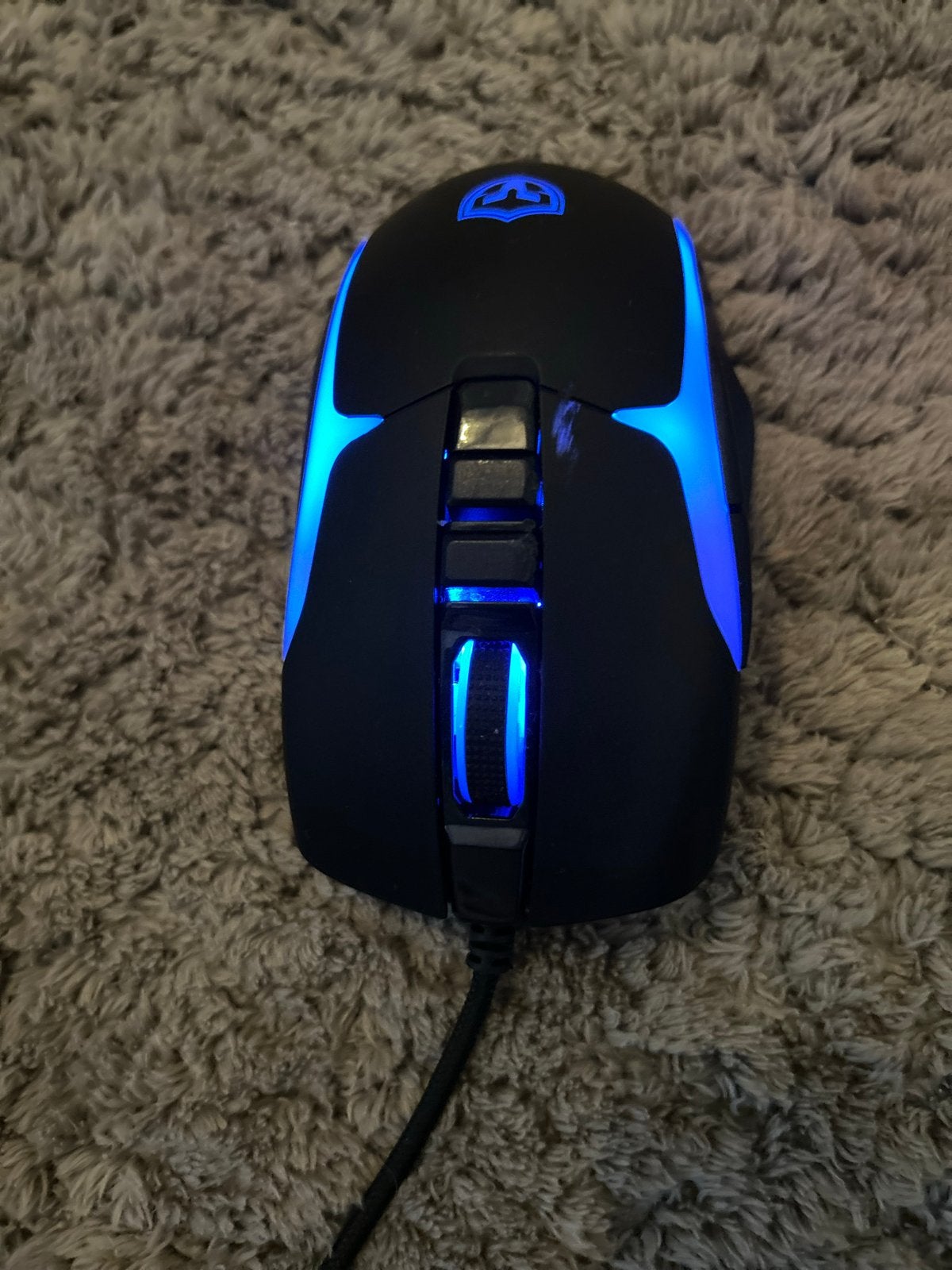Gaming Muis met RGB Verlichting - Bedraad, Computers en Software, Muizen, Rechtshandig, Muis, Gebruikt, Verzenden