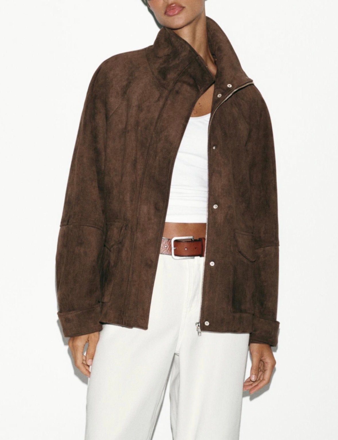 Nieuw Zara bruin Jas Maat M, Ophalen of Verzenden, Zo goed als nieuw, Maat 38/40 (M), Bruin