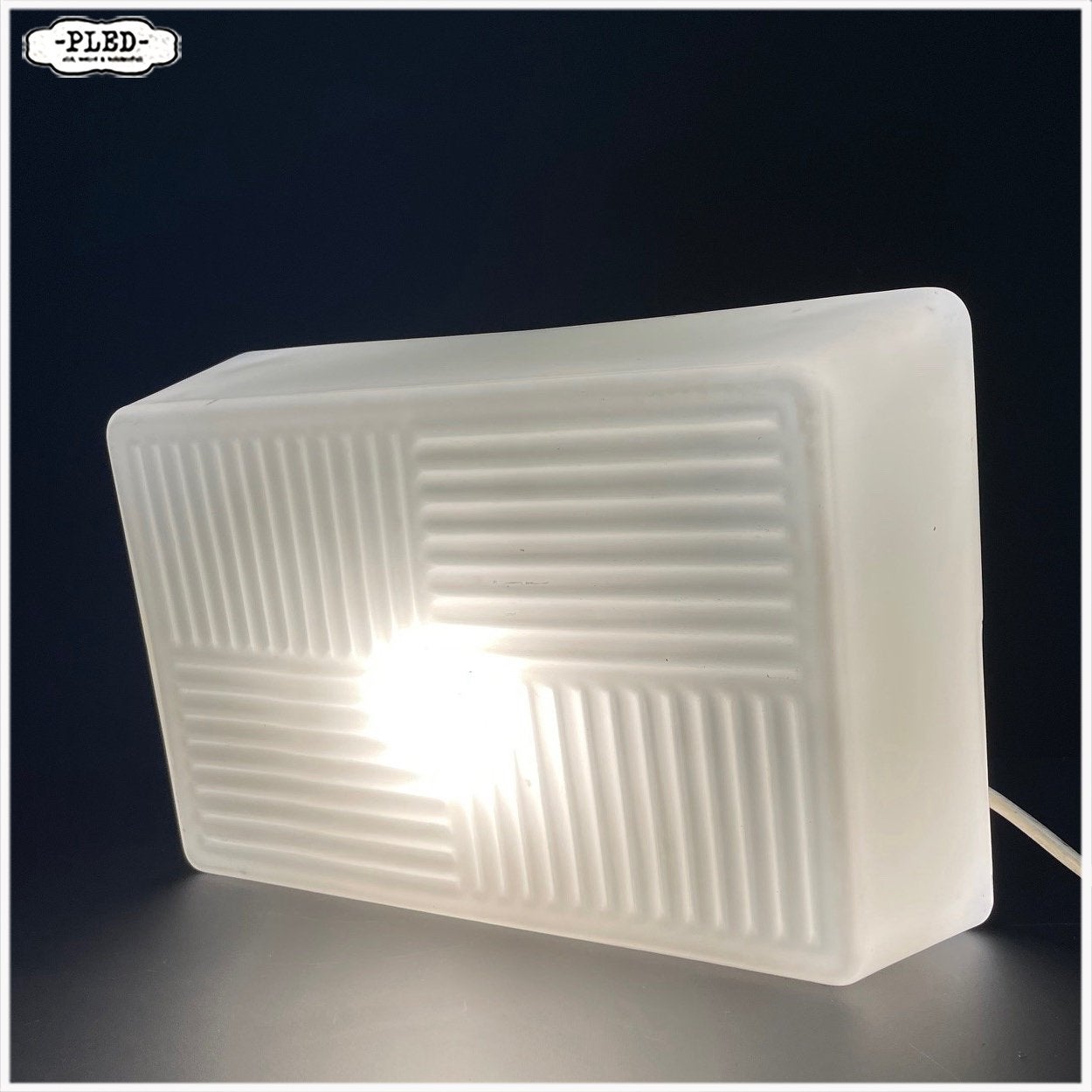 Opaline plafondlamp Plafonnière Lamp, Wit, Overige merken, Gebruikt, Glas