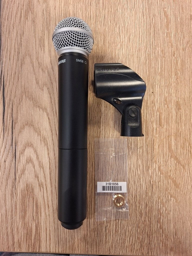 Shure BLX2/SM58 K14 Handheld Transmitter B-stock, Shure Europe GmbH, Ophalen of Verzenden, Zo goed als nieuw, Shure Europe GmbH, Jakob-Dieffenbacher-Str. 12, 75031 Eppingen, Duitsland