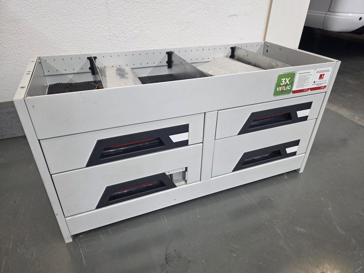 Professionele Flexmo Bedrijfswageninrichting / 90x38x50 cm, Ophalen, Gebruikt, -, -