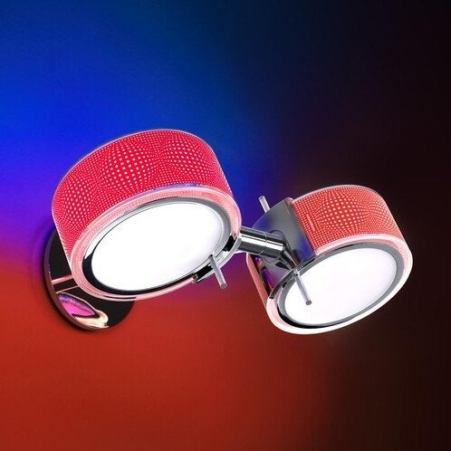 Cini & Nils Componi wandlamp - Rood/Chroom, Ophalen of Verzenden, Zo goed als nieuw
