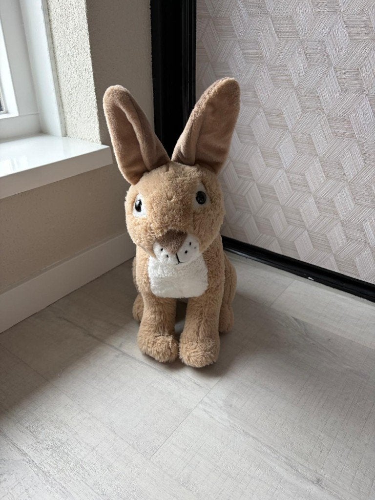 Als nieuw! Prachtige knuffel Kobe Konijn +/- 40 cm!, Overige merken, Overige karakters, Konijn, Ophalen of Verzenden