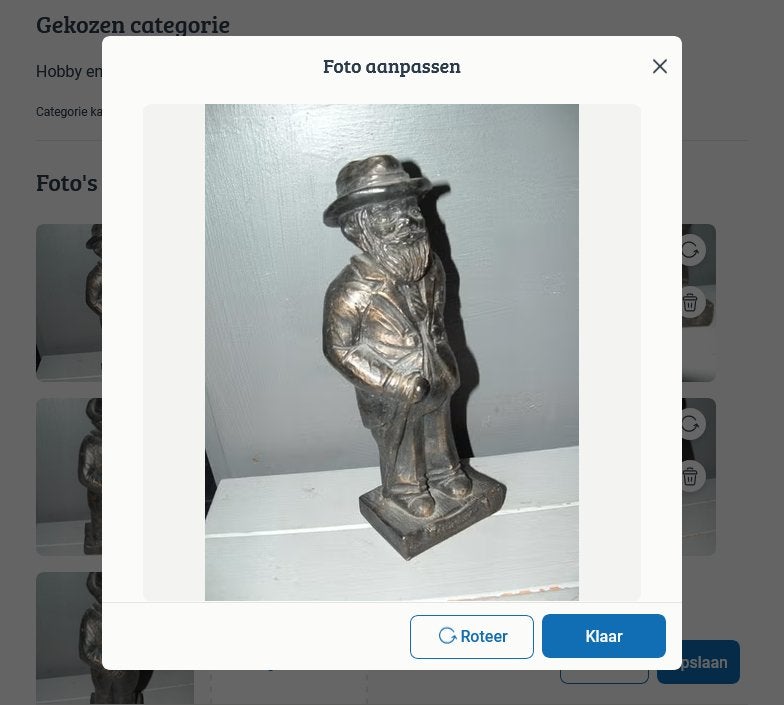 Abraham beeldje 50 jaar, Ophalen of Verzenden, Zo goed als nieuw, Abraham of Sarah