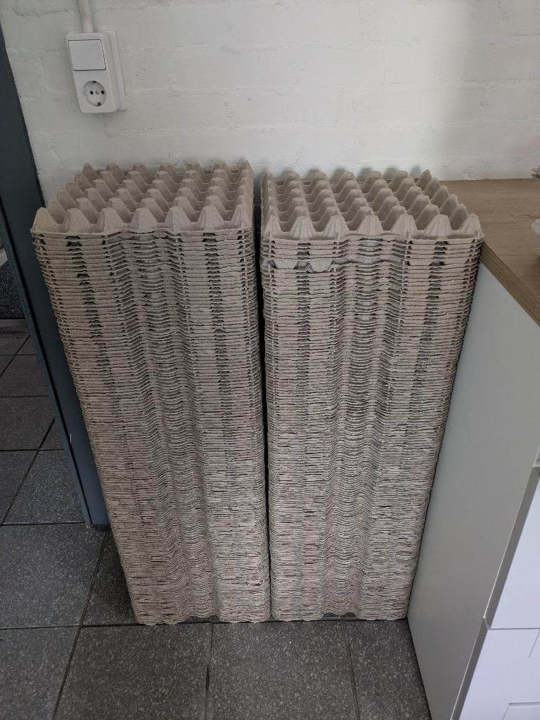Eiertrays 500 stuks, Dieren en Toebehoren, Pluimvee | Toebehoren, Ophalen, Zo goed als nieuw, Overige typen