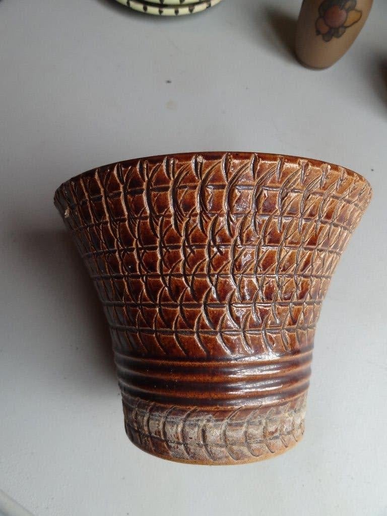 bijzondere planten pot, jaren vijftig, Hoogte 12 cm, Ophalen of Verzenden