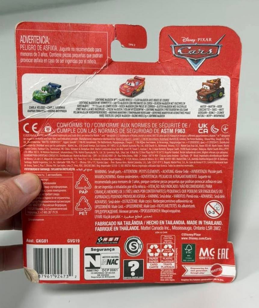 Disney Auto Cars Mini-Racers Junior pixar metal autotjes set, Nieuw, Ophalen of Verzenden, H, H
