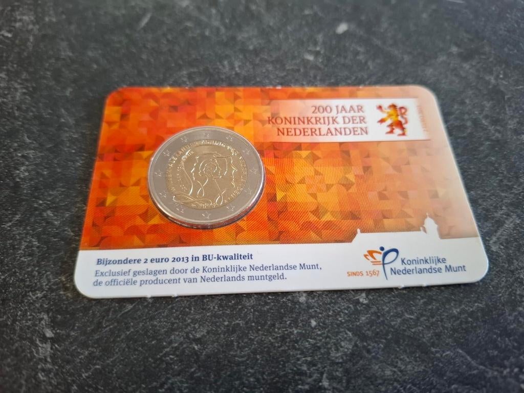 2013  200 Jaar Koninkrijk der Nederlanden BU kwaliteit in C, Ophalen of Verzenden, Koningin Beatrix, Euro's