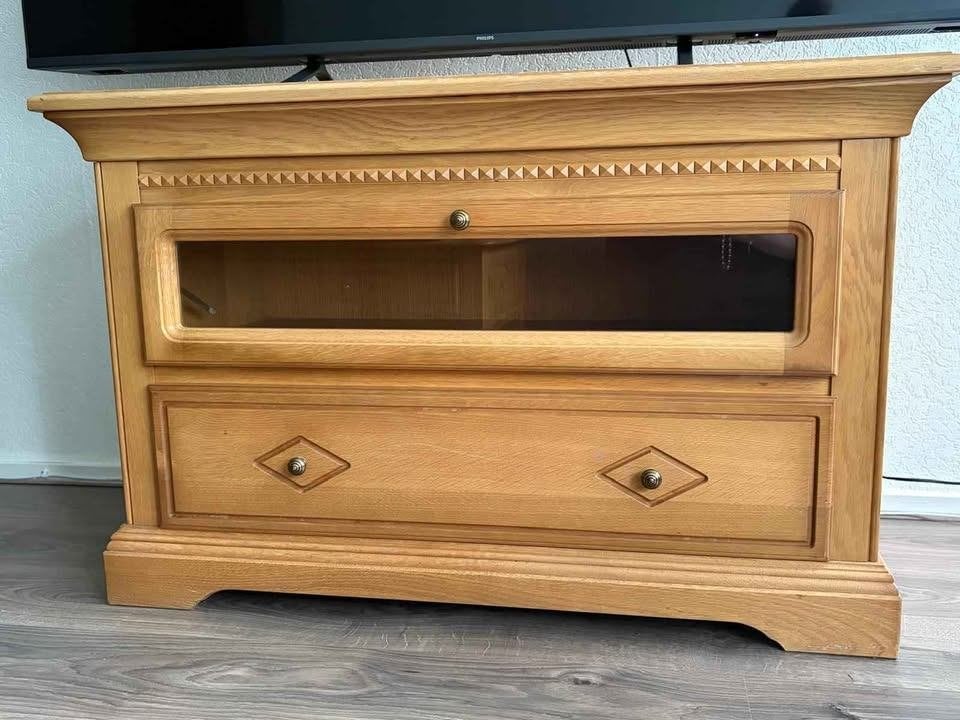 Massief Blank Eikenhouten Meubelset, Huis en Inrichting, Ophalen