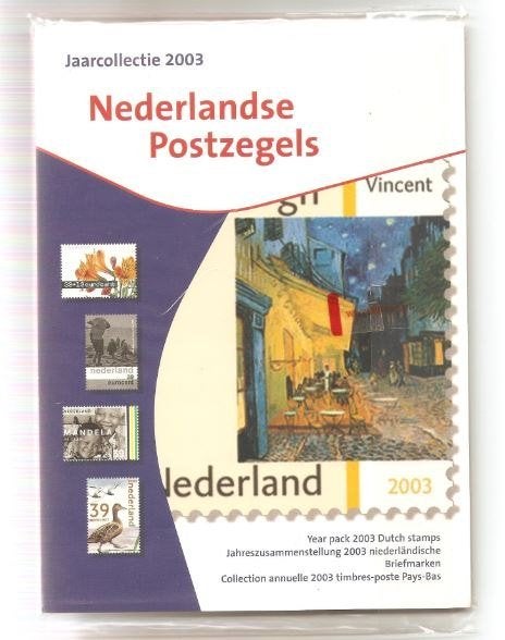 2003 Jaarcollectie Nederlandse postzegels, Ophalen of Verzenden, Postfris