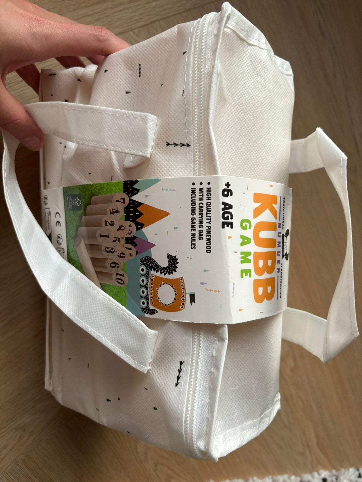 Kubb spel, buitenspel, Ophalen, Nieuw