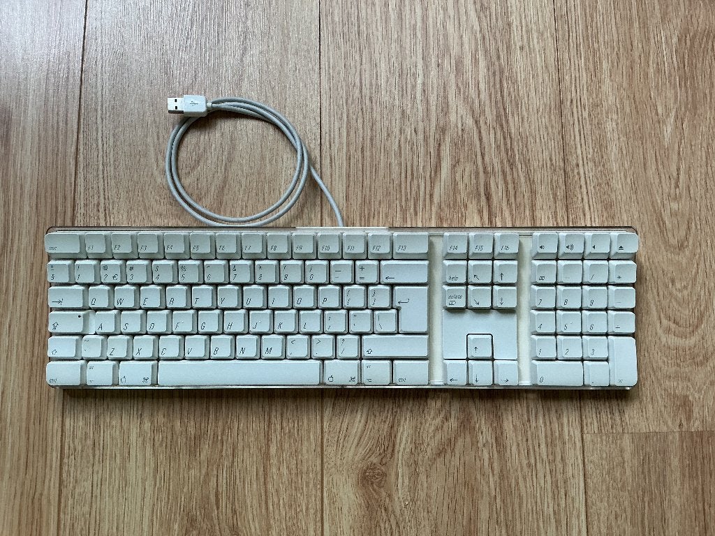 Apple USB Keyboard A1048, Ophalen, Gebruikt, Multimediatoetsen, Qwerty