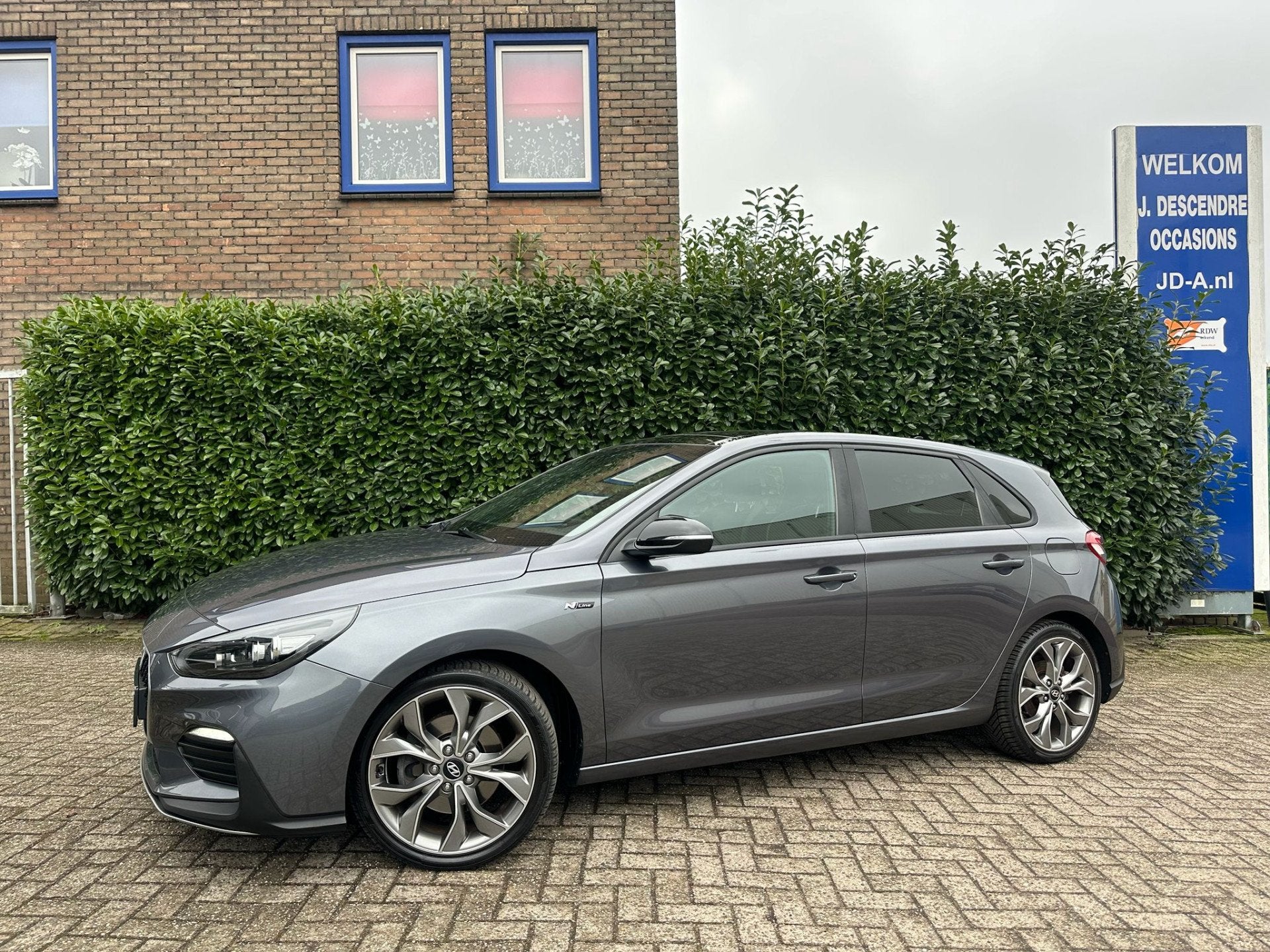 Hyundai i30 1.4 T-GDI N-Line Climate C, Cruise C, Navigatie,, Auto's, 4 cilinders, Met garantie (alle), Leder en Stof, Bedrijf