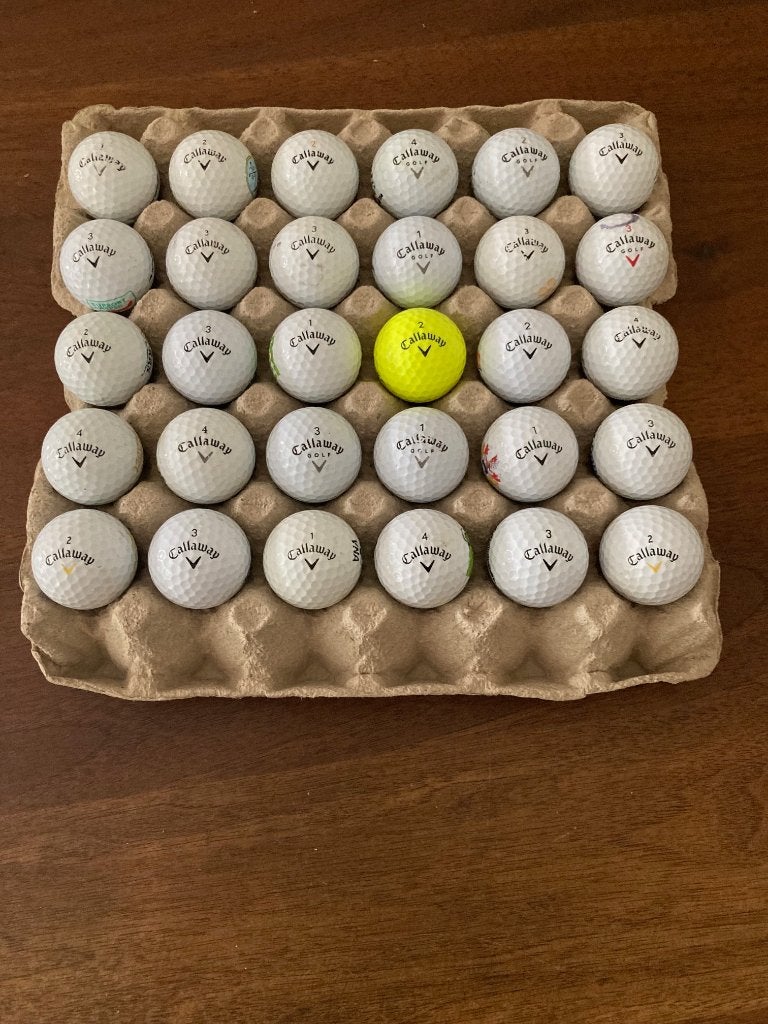 Golfballen  Callaway....  Warbird, Ophalen, Gebruikt, Bal(len), Callaway