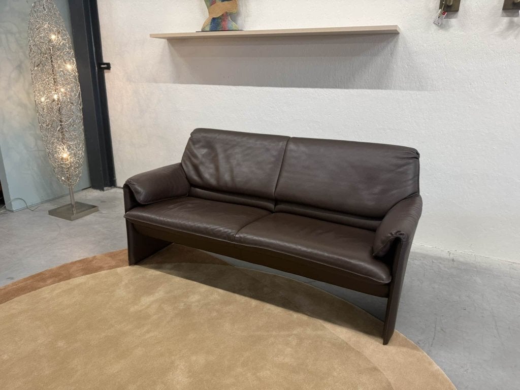 Leolux Bora Beta Bank 2,5 zits Senso Chocolat leer 176, Leolux, Info@leolux.nl, 150 tot 200 cm, Tweepersoons