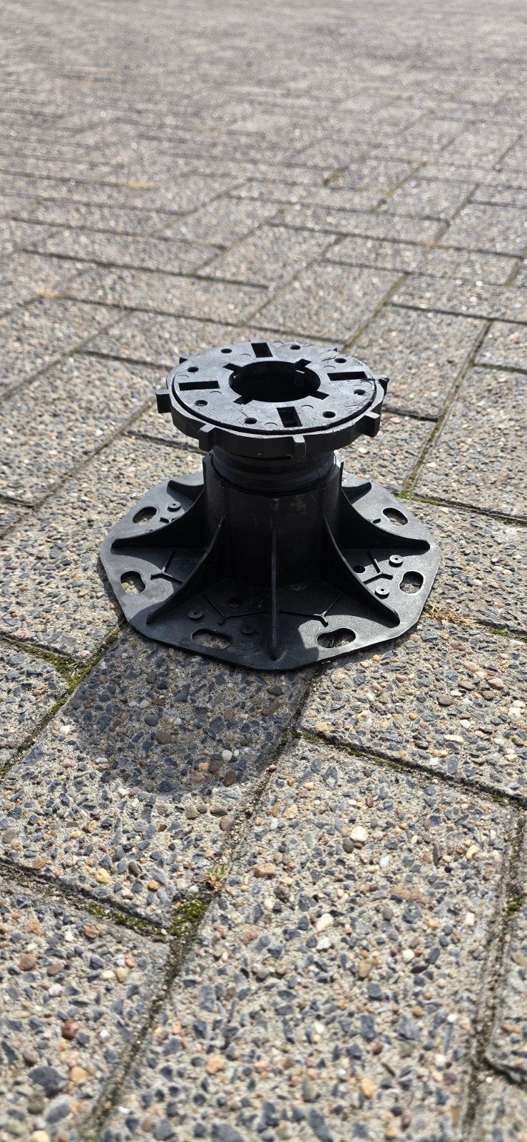 Verstelbare tegeldrager voor terras of vlonder, Ophalen of Verzenden, Gebruikt, Kunststof