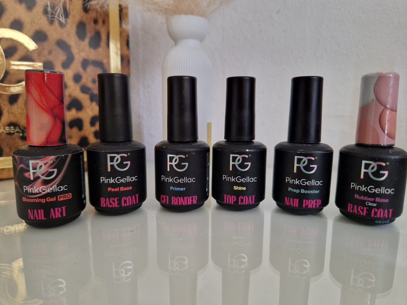 Pink Gellac - base, Ophalen of Verzenden, Zo goed als nieuw, Overige kleuren, Handen en Nagels