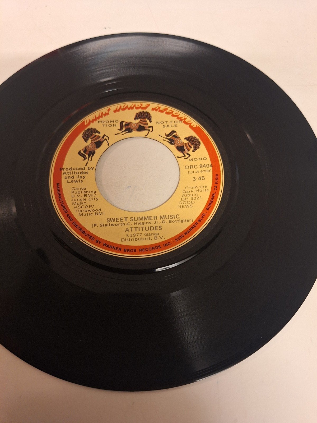 Attitudes - Sweet Summer Music, 1977. PROMO., Promo, Verzenden, 7 inch, Pop