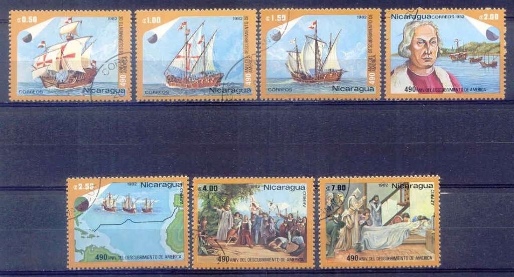 Nicaraqua 1982 M2320-2326 gest., Ophalen of Verzenden, Gestempeld, Midden-Amerika