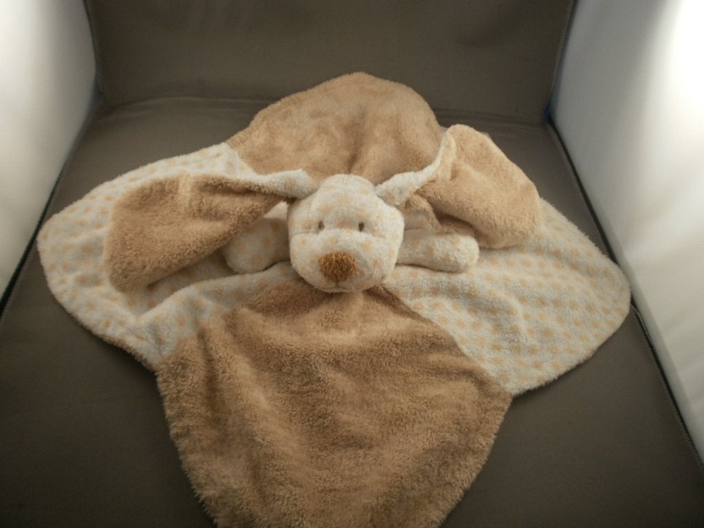 teddykompaniet konijn/hond doek bruin crème wit gestipt, Ophalen of Verzenden, Wasbaar, Middelgroot (20 tot 80 cm), Beige