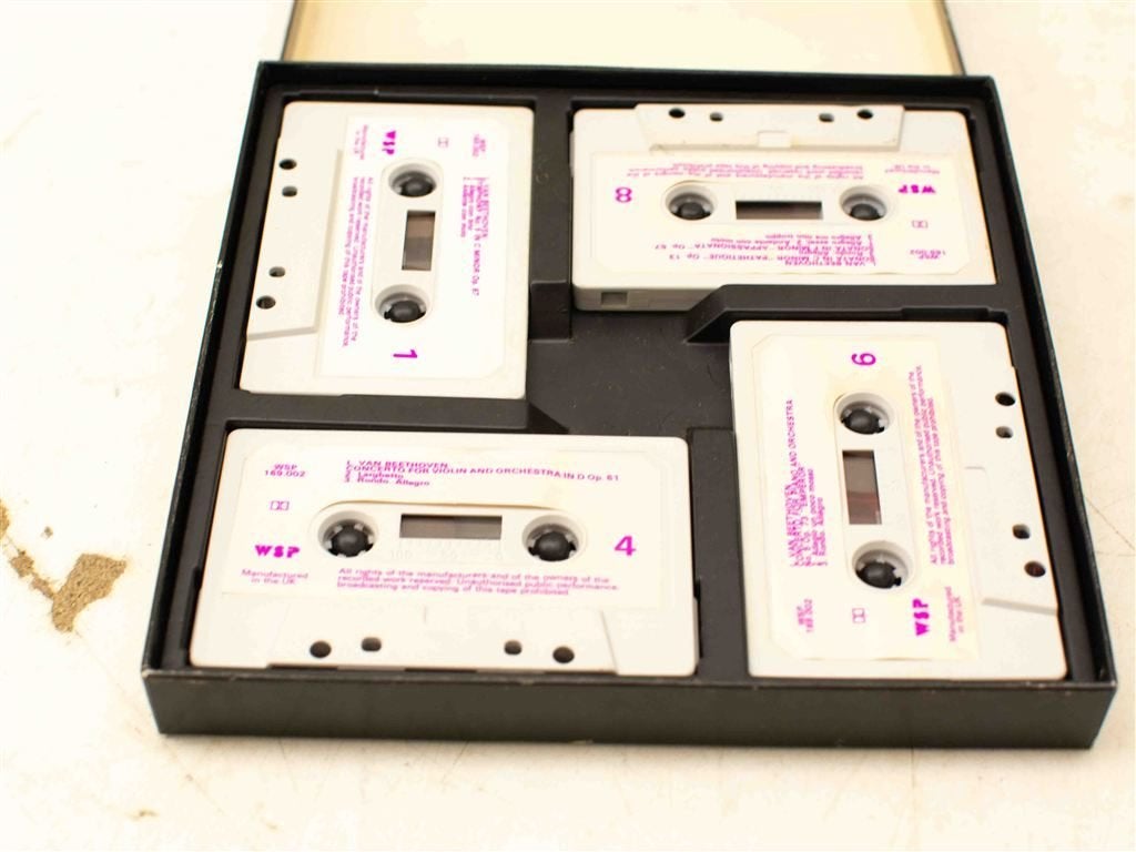 4 Cassettebandjes van L van Beethoven 37796, Ophalen of Verzenden, Gebruikt, Klassiek, 1 bandje