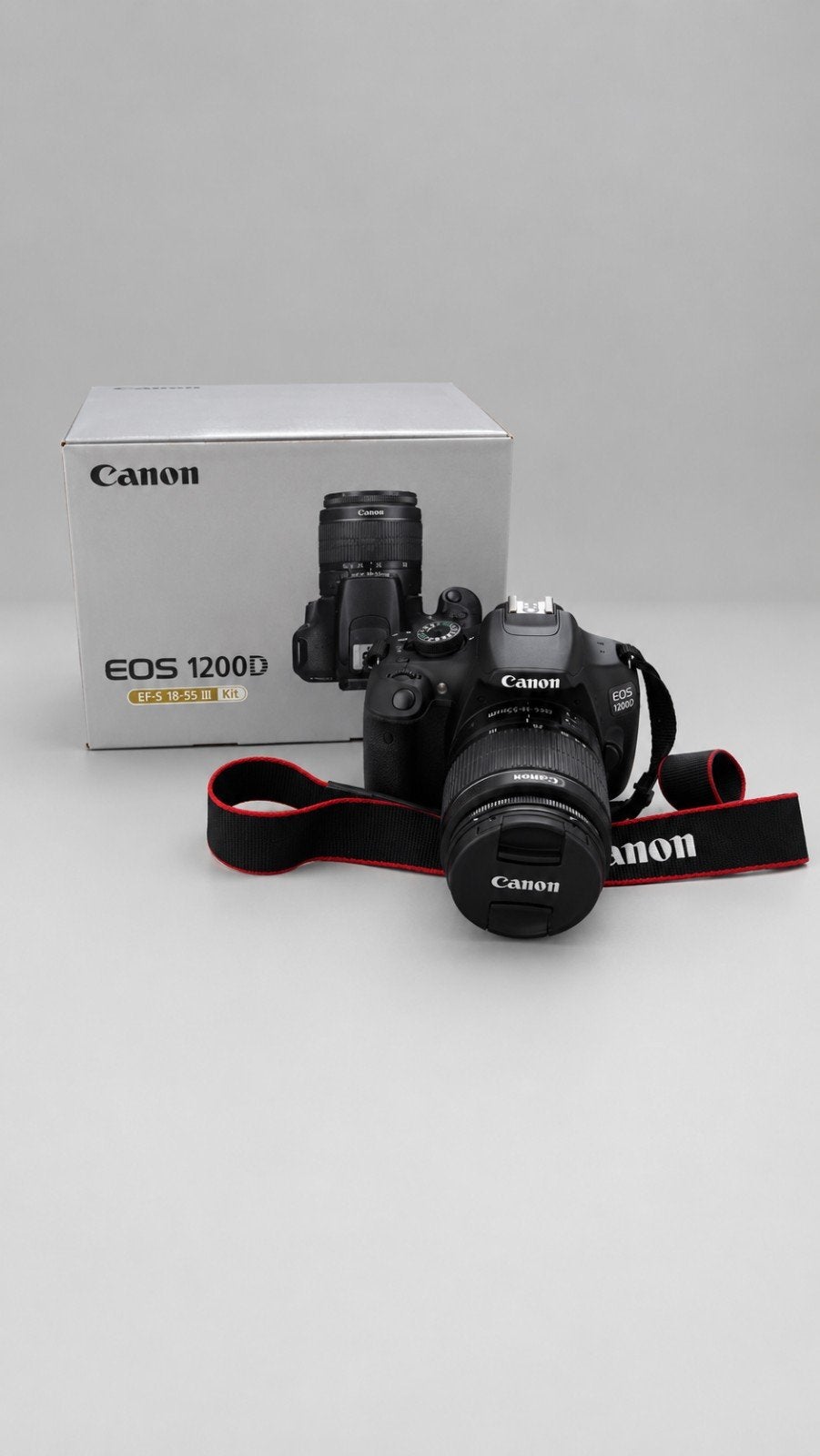 Canon EOS 1200D spiegelreflexcamera met accessoires, Spiegelreflex, Canon, Zo goed als nieuw, Accu