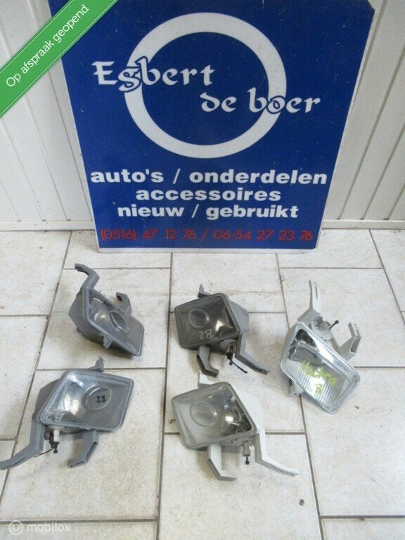 Verstraler mistlamp in voorbumper Vectra B  bj '95 tm '01, Gebruikt, Opel, Ophalen of Verzenden, Opel