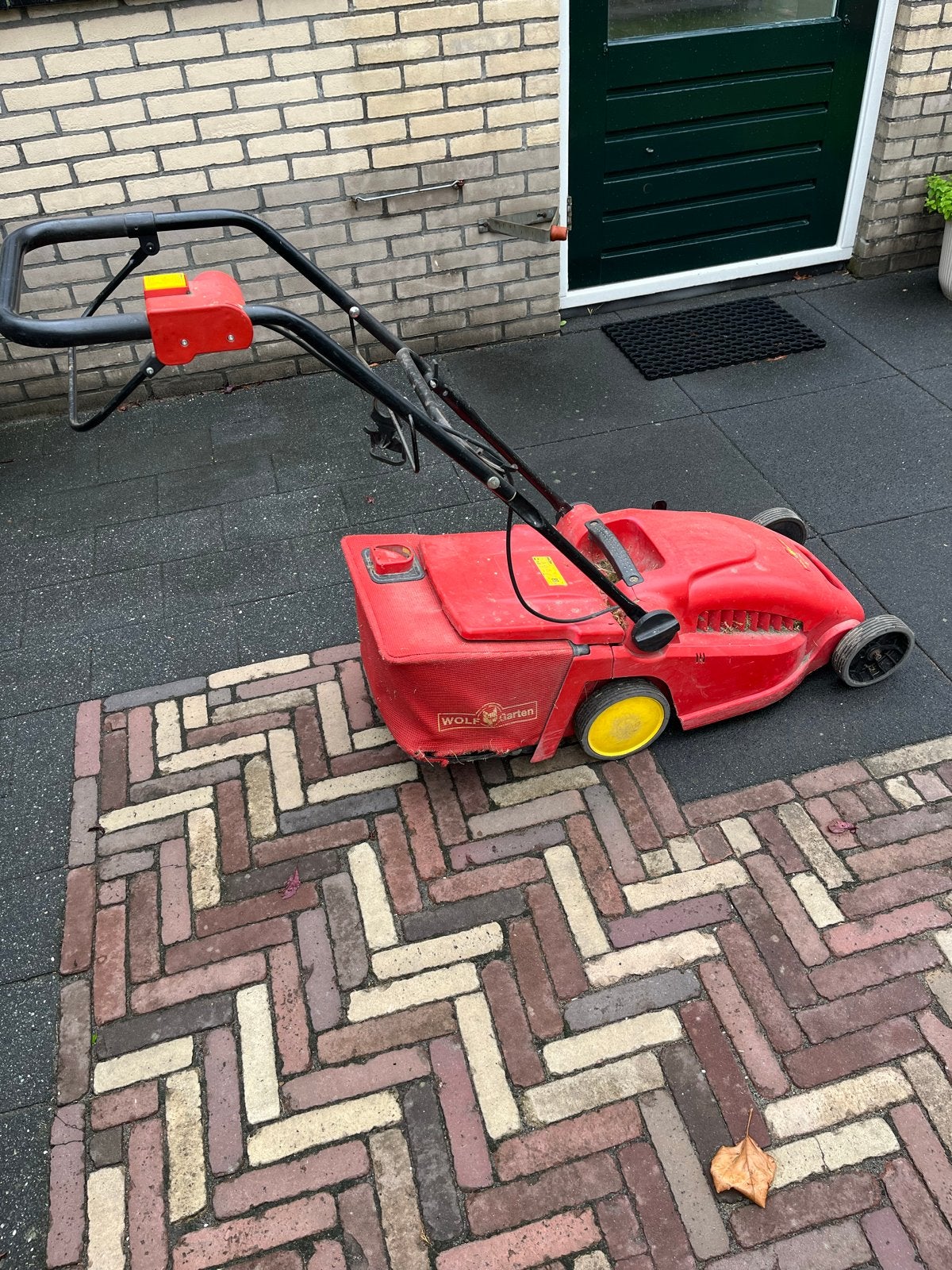 Wolf-Garten elektrische grasmaaier met opvangzak, Ophalen, Cirkelmaaier, Gebruikt, Elektrische grasmaaier
