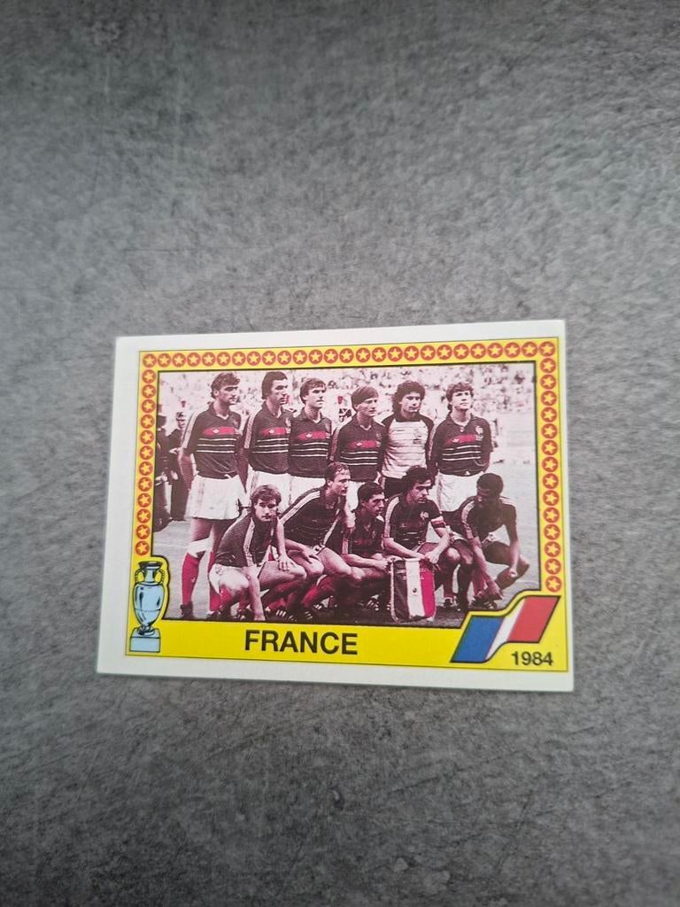 Panini Euro 84 France. Historiesticker Frankrijk 1984., Verzenden, Zo goed als nieuw, Sticker