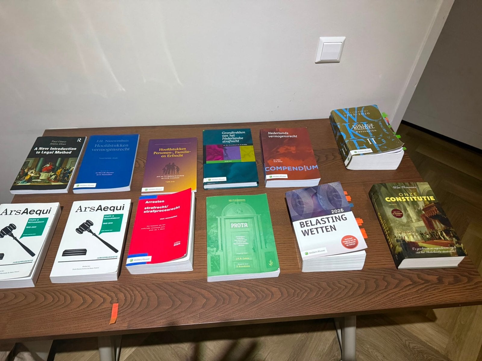 Literatuur 1e jaar Rechtsgeleerdheid (incl. wettenbundel), Ophalen of Verzenden, Gamma, Gelezen, WO