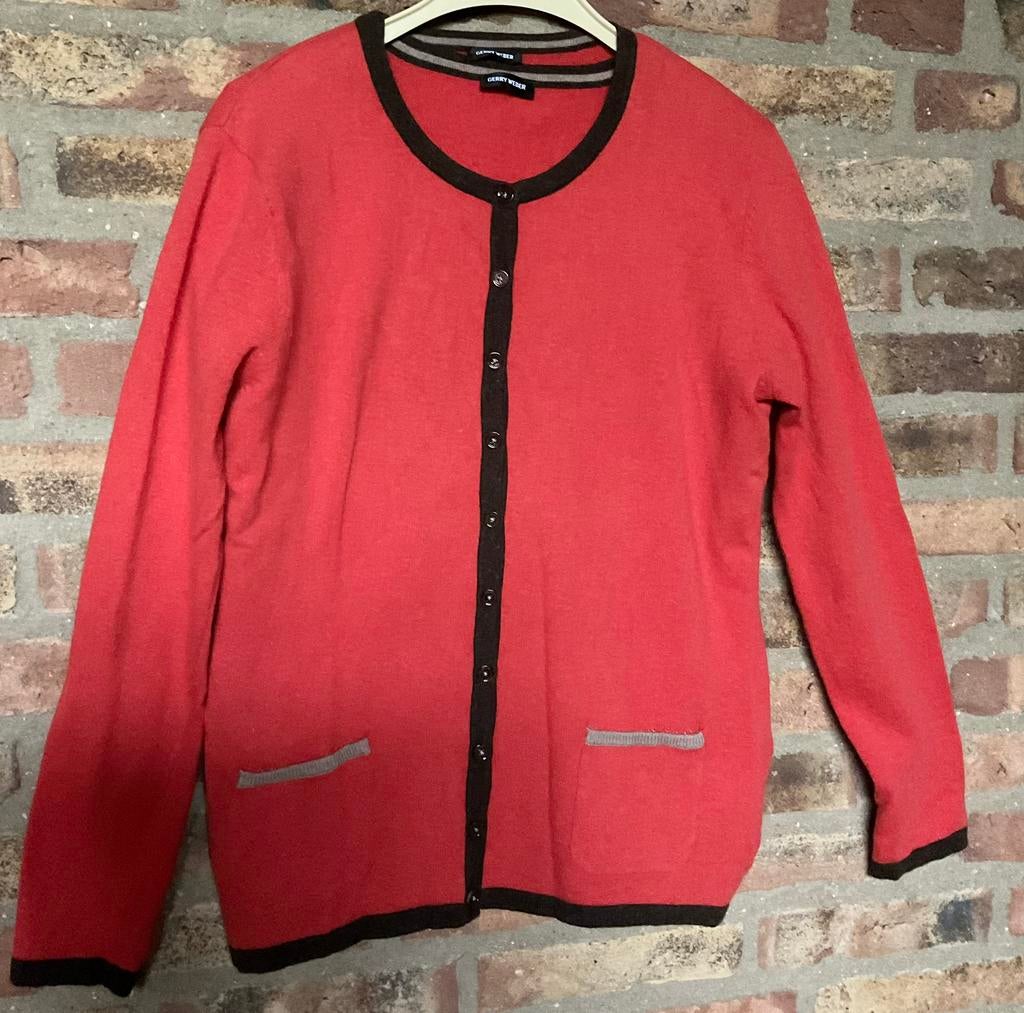 Gerry Weber! Nieuw prachtig twinset, brique oranje mt 40, Ophalen of Verzenden, Nieuw, Maat 38/40 (M), Overige kleuren
