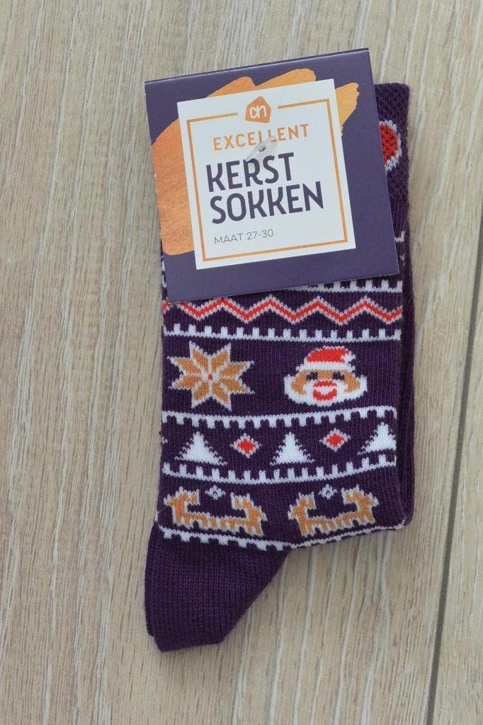 Nieuwe kerstsokken van Albert Heijn, Jongen of Meisje, Nieuw, Ophalen of Verzenden, Albert Heijn