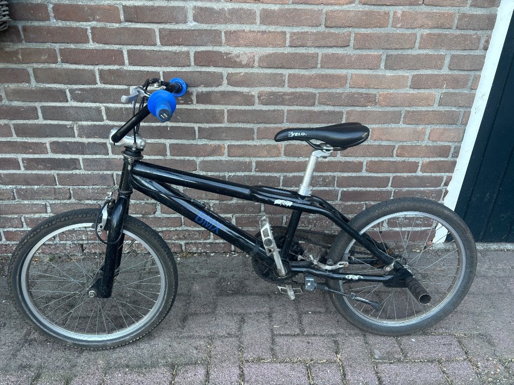 BMX opknapper!, Terugtraprem, Staal, Voetsteunen, Ophalen