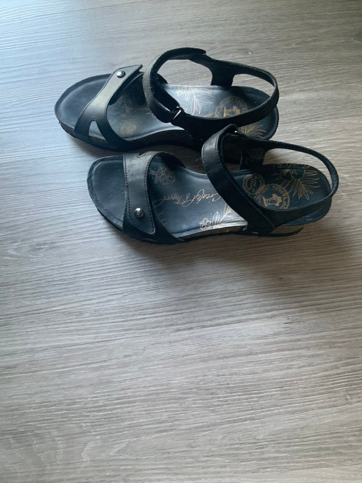Zgan PANAMA JACK sandalen mt 38 redelijk bod, Ophalen of Verzenden, Zo goed als nieuw, Zwart, Sandalen of Muiltjes