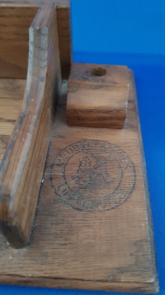 Vintage eikenhouten bureauset Meubelfabriek Oisterwijk. 5A43, Ophalen of Verzenden