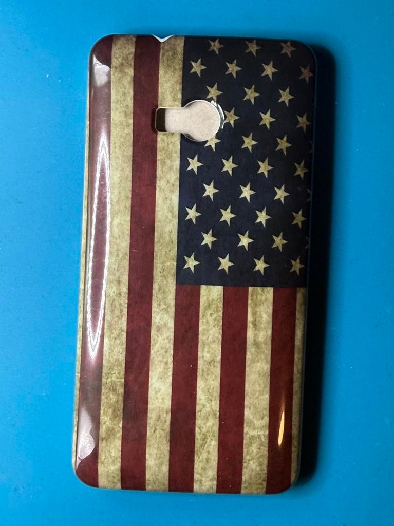 Hard case hoesje HTC One M7 – USA vlag design – nieuw —, Ophalen of Verzenden, Nieuw, Hoesje of Tasje