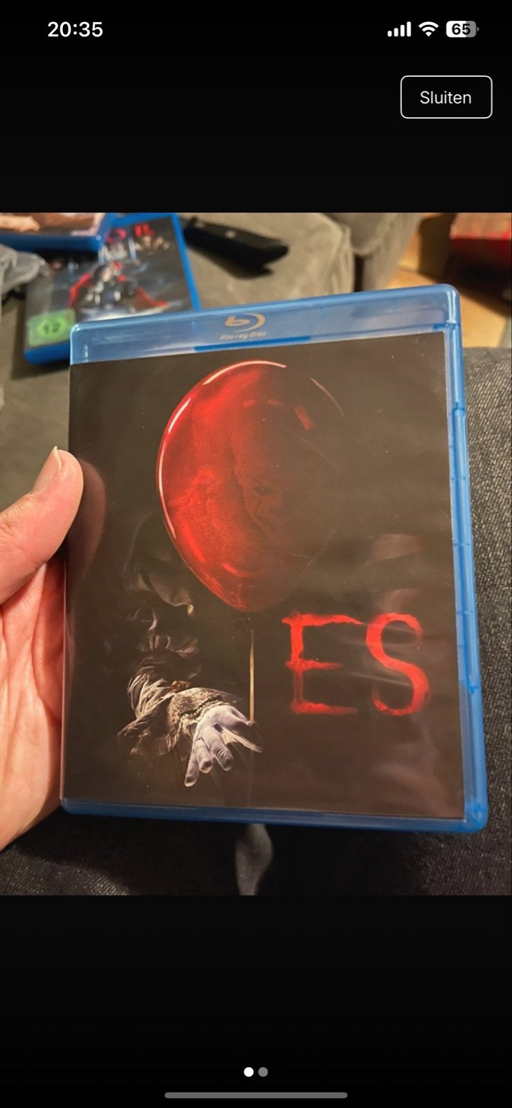 IT (2017) Blu-ray - Horrorfilm gebaseerd op Stephen King, Ophalen of Verzenden, Zo goed als nieuw, Horror