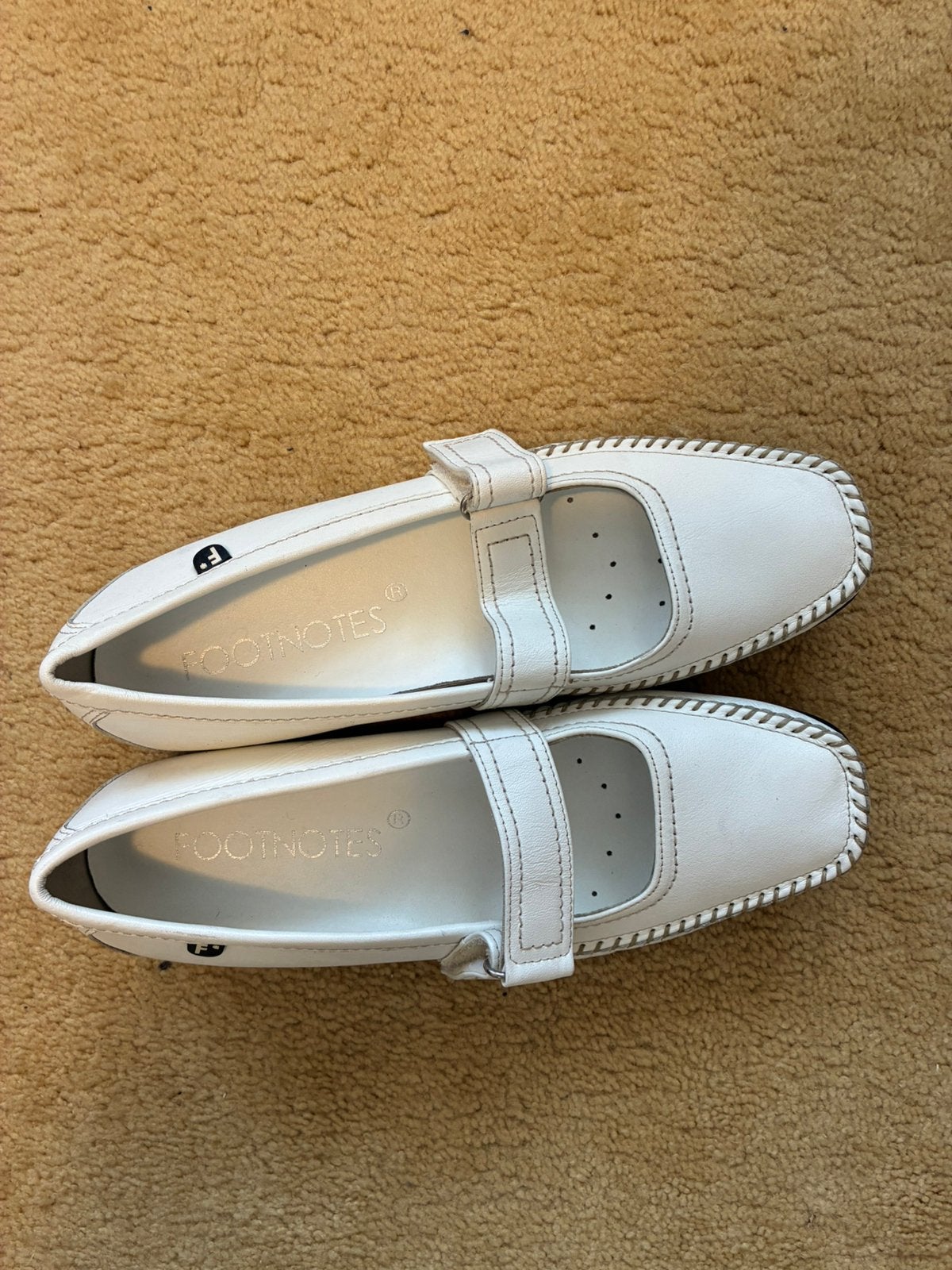 032 Nieuwe schoenen van Footnotes in maat 39, Kleding | Dames, Verzenden, Wit, Nieuw, Ballerina's