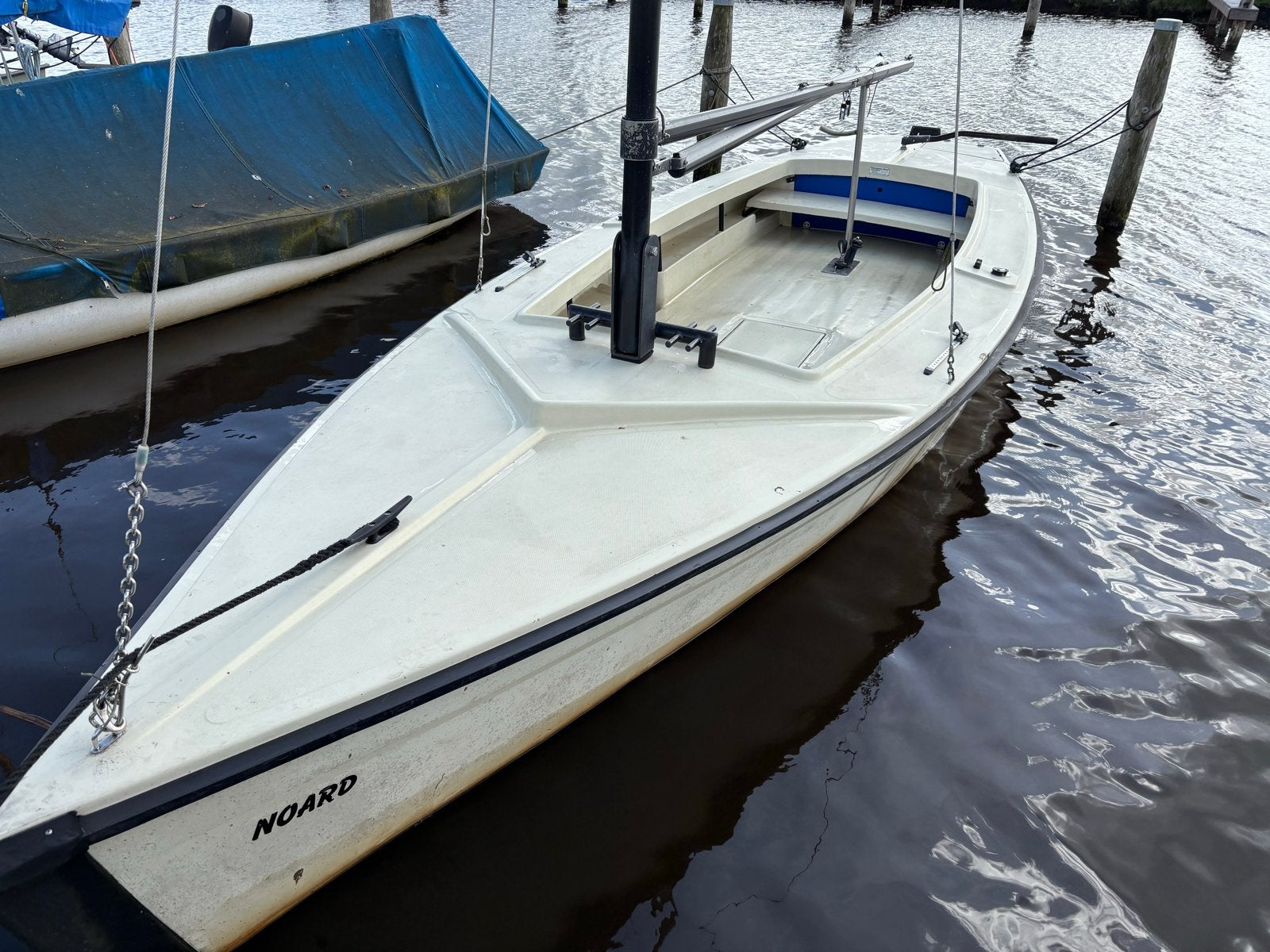 Polyvalk open zeilboot in uitstekende staat, Gebruikt, Overige typen, Polyester, Ophalen of Verzenden