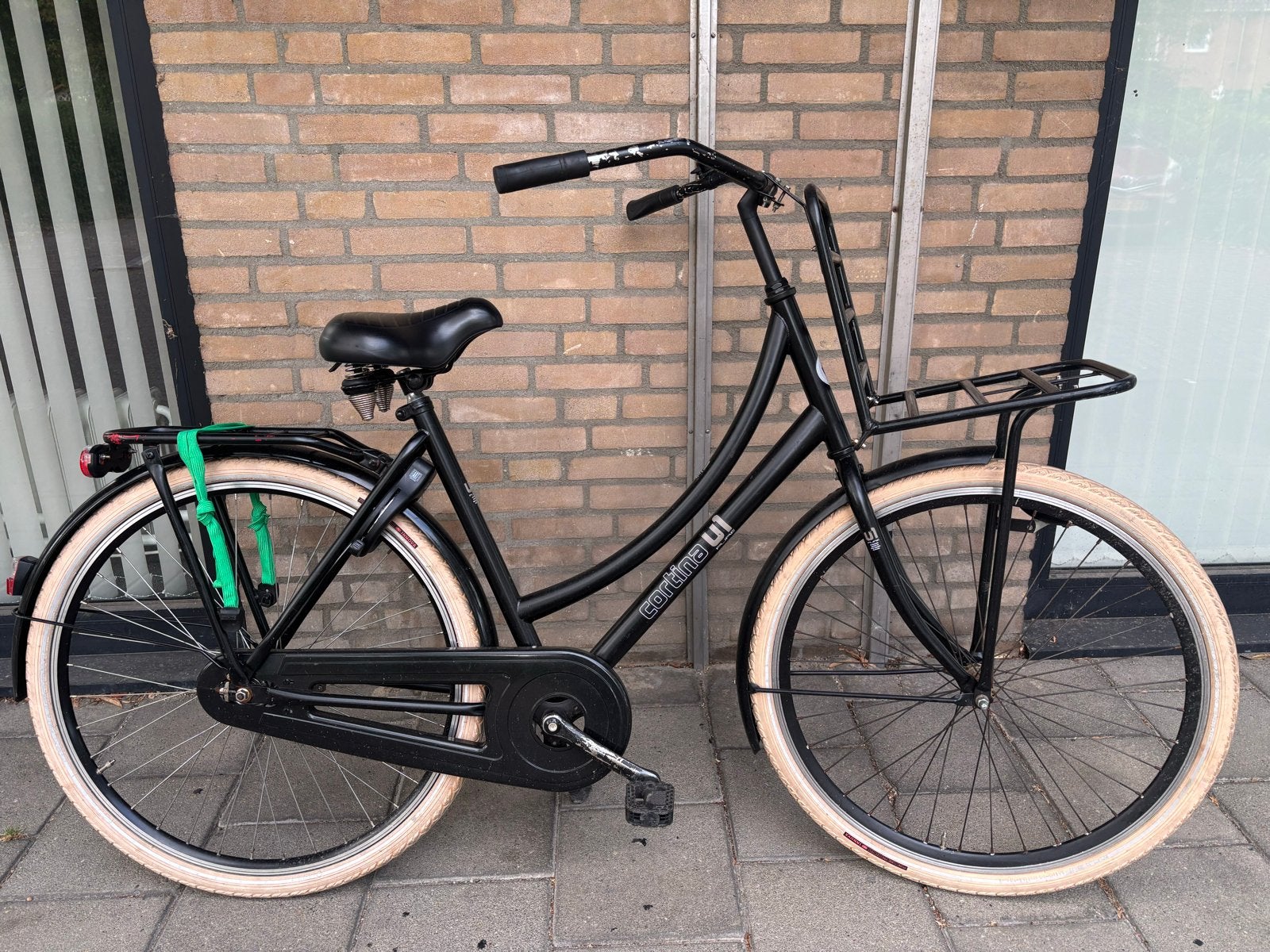 Cortina Pure U1 Damesfiets - Zwart, Terugtraprem, Ophalen, Overige merken, 53 tot 56 cm