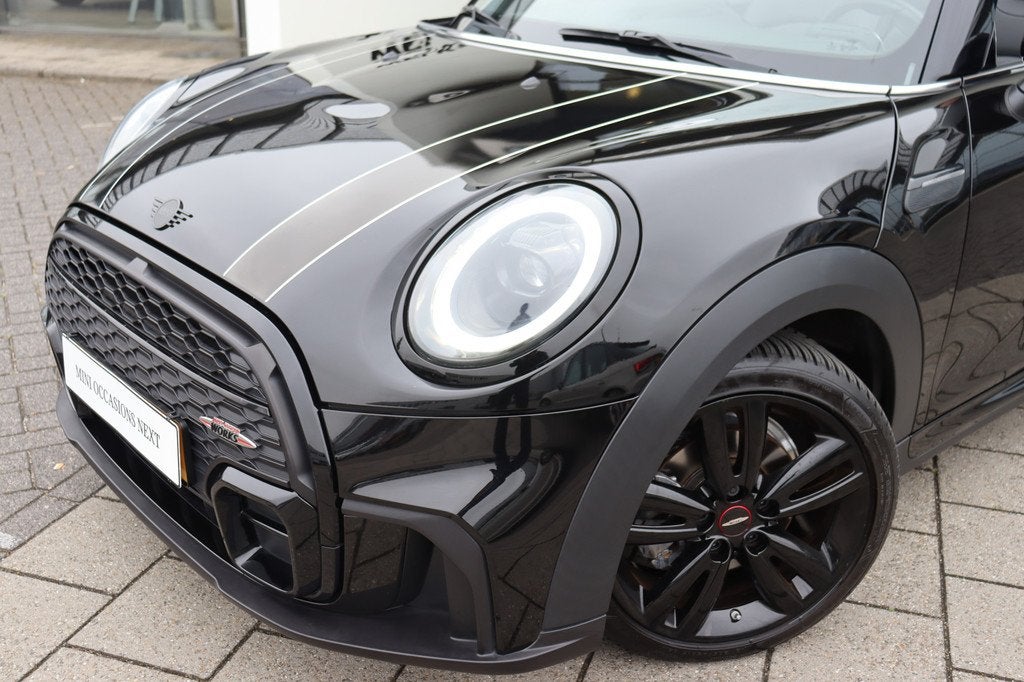 MINI Cabrio Cooper JCW Automaat / Sportstoelen / Achteruitri, Auto's, Mini, 12 maanden, 136 pk, 4 stoelen, Zwart