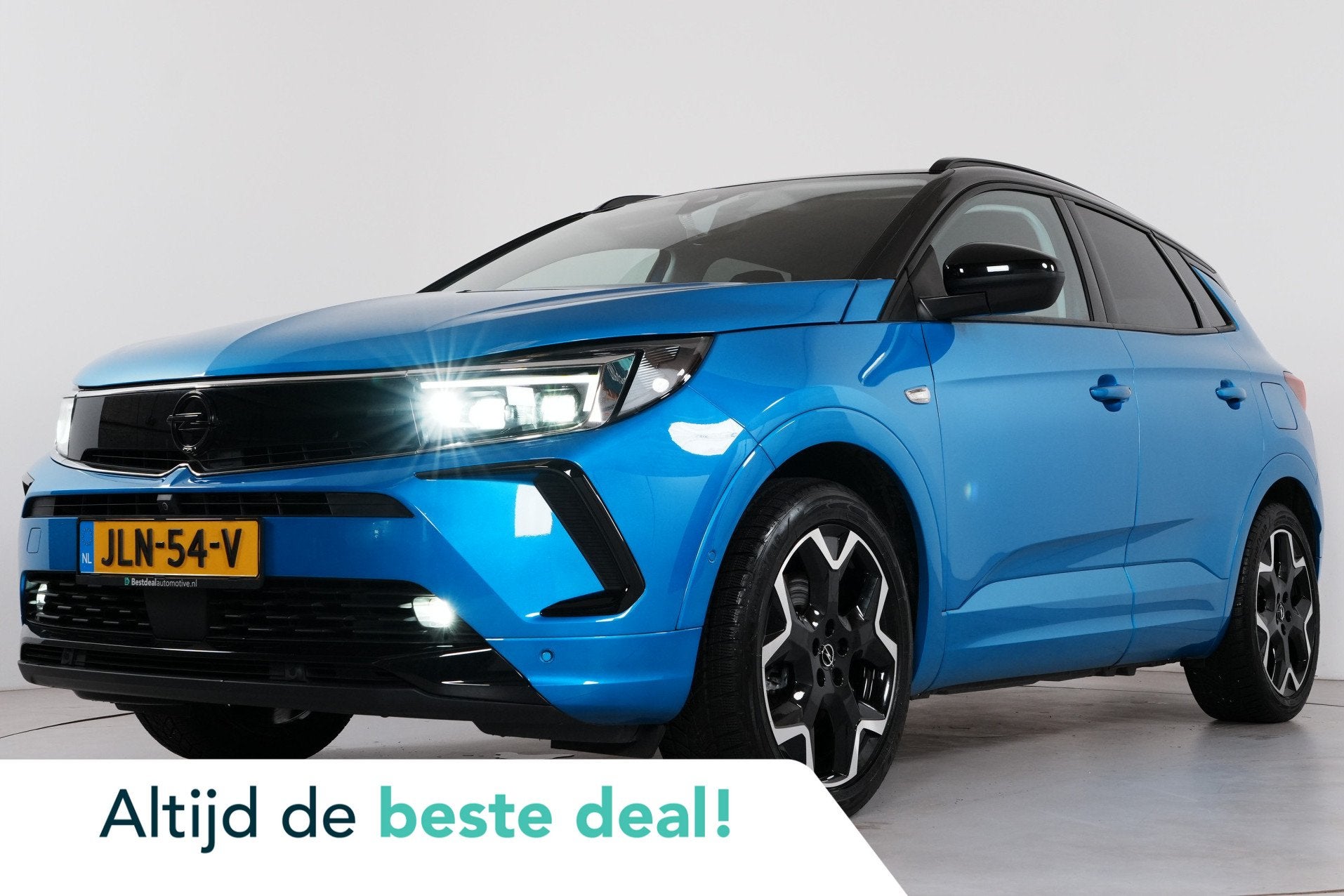 Opel Grandland 1.6 Turbo GSe Line 300 pk 4x4 PHEV | SOH 99%, Auto's, 4 cilinders, Blauw, Vierwielaandrijving, Hybride Elektrisch/Benzine