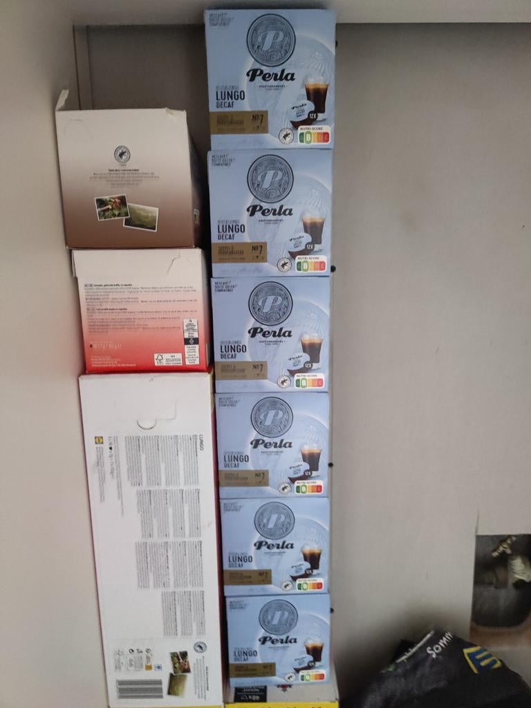 6 pakken Perla Lungo Decaf Dolce Gusto cups, Ophalen, Nieuw, Koffiepads en cups