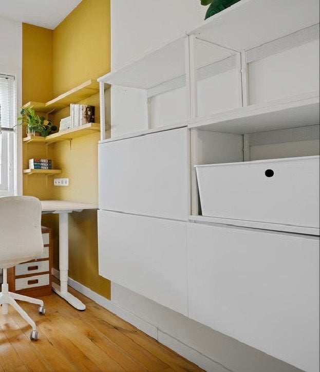 IKEA Platsa modulaire kast met deuren en open vakken, Ophalen, Overige materialen, Gebruikt, 50 tot 100 cm