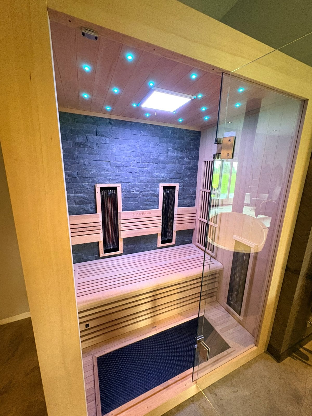 Infrarood sauna infrarood cabine ALS NIEUW, Ophalen of Verzenden, Zo goed als nieuw, Complete sauna