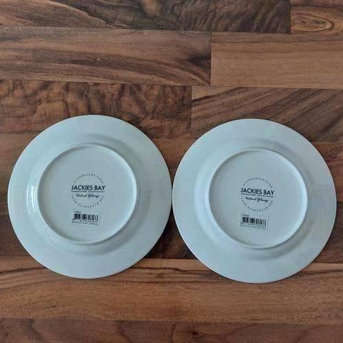 2xJackies Bay gebaksborden,wit,D18, H1,5 cm,nieuwe=2euro, Huis en Inrichting, Keuken | Servies, Nieuw, Ophalen of Verzenden, Bord(en)