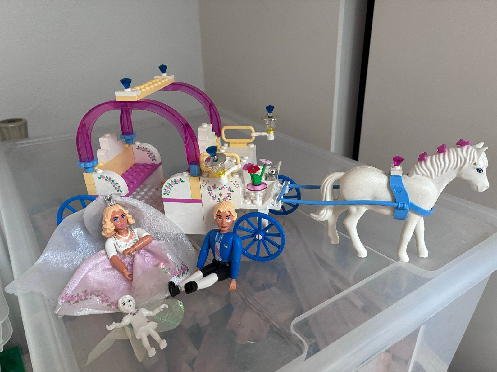 LEGO Belville 5827 Royal Coach koets, paard & figurenvintage, Gebruikt, Overige thema's, Lego, Ophalen of Verzenden